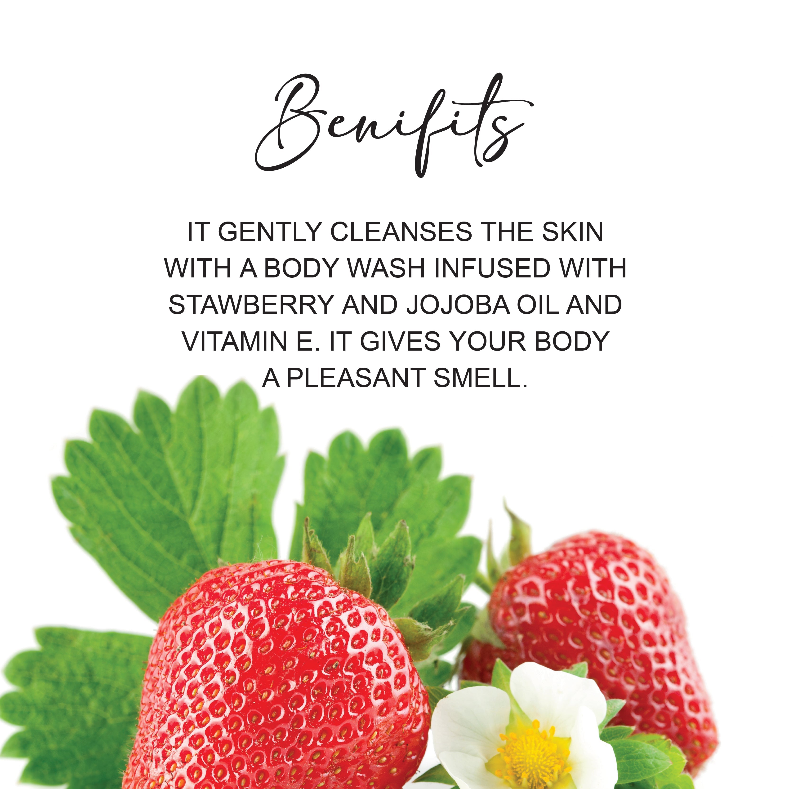 FRAISE - NETTOYANT POUR LE CORPS