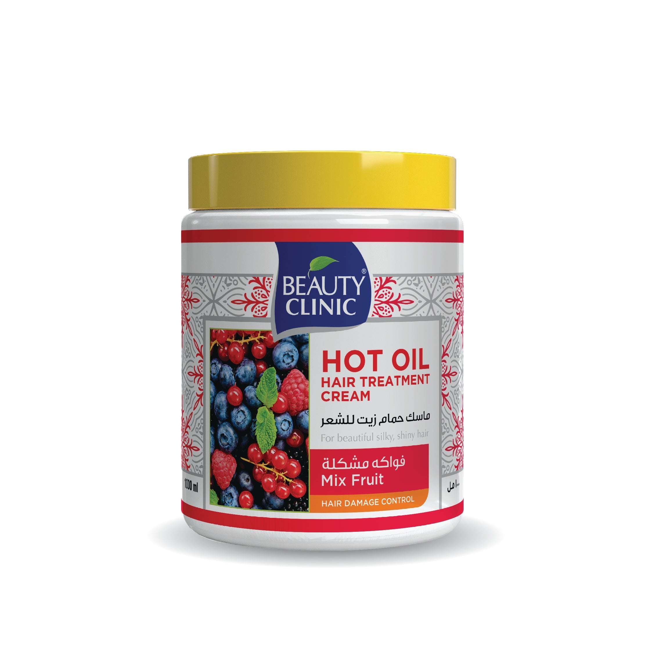 CRÈME DE TRAITEMENT CAPILLAIRE À L'HUILE CHAUDE MIX FRUITS
