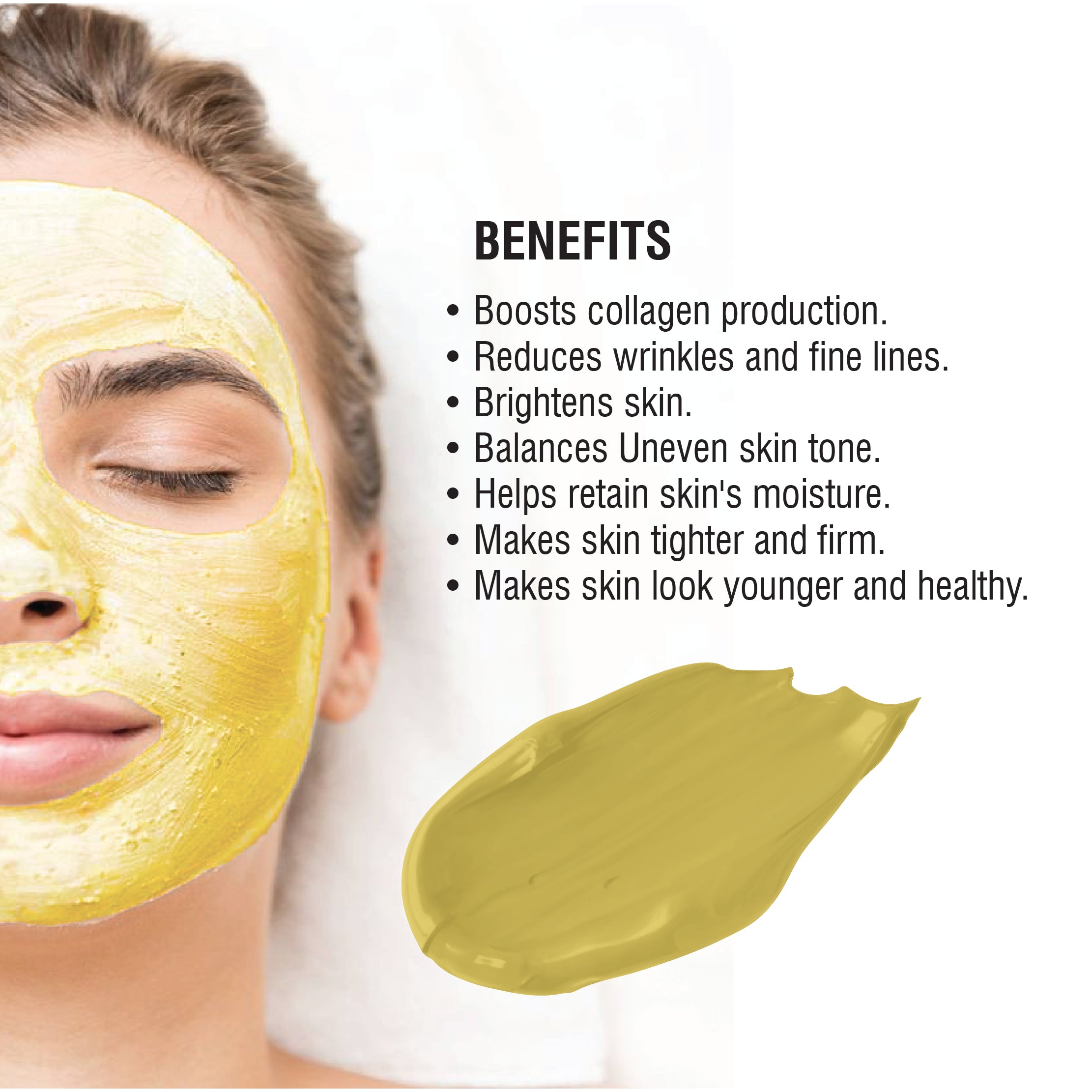 MASQUE DE BOUE DORÉE