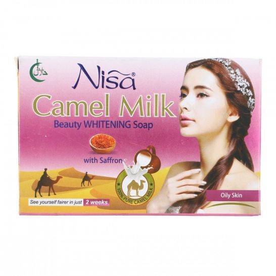 NISA - WHITENING CAMEL MILK SOAP - SAFFRON