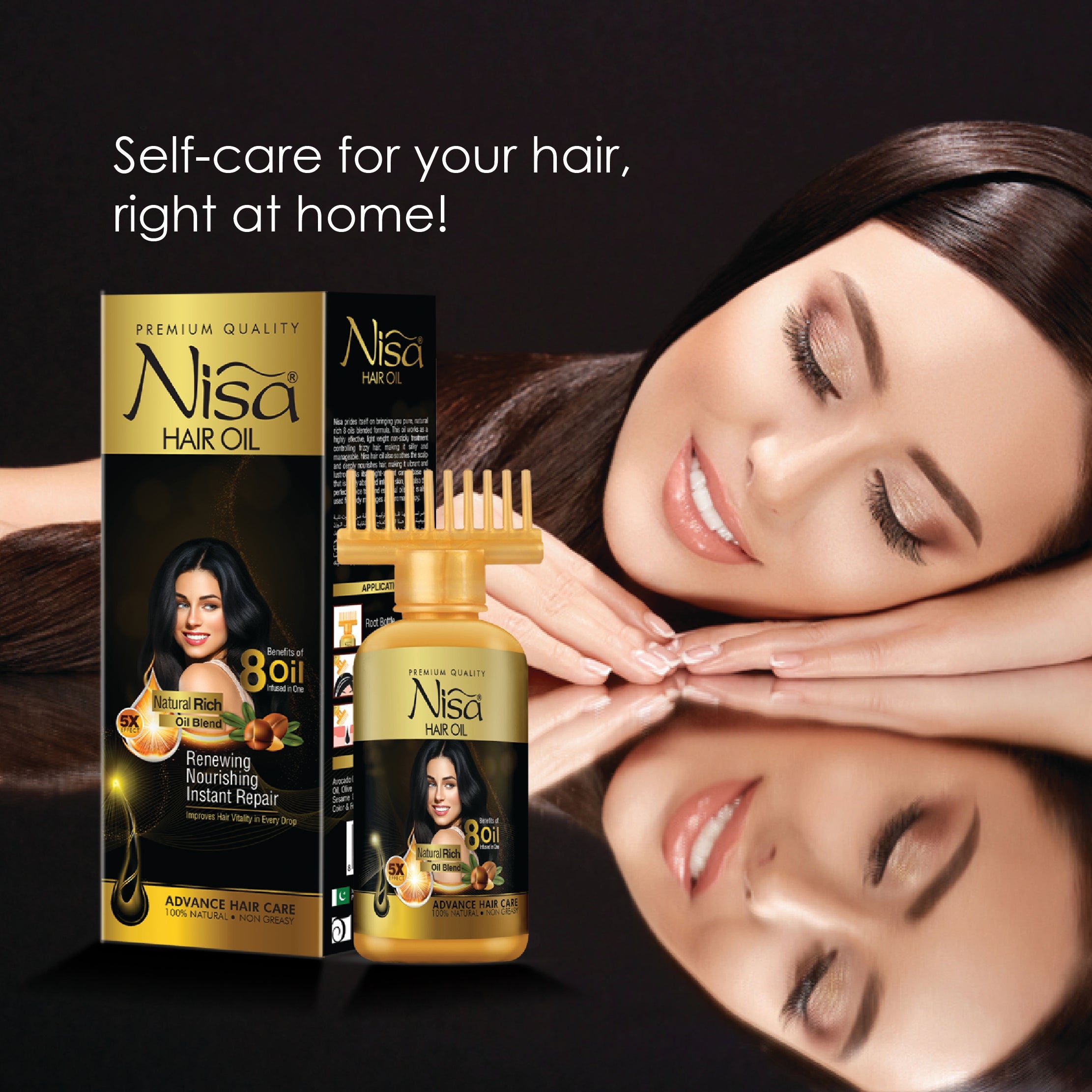 HUILE CAPILLAIRE NISA - 8 EN 1