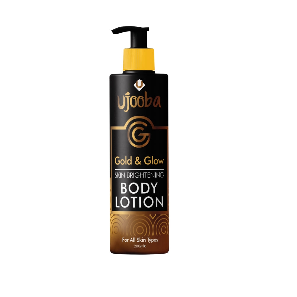 UJOOBA - LOTION CORPORELLE ÉCLAIRCISSANTE POUR LA PEAU GOLD AND GLOW